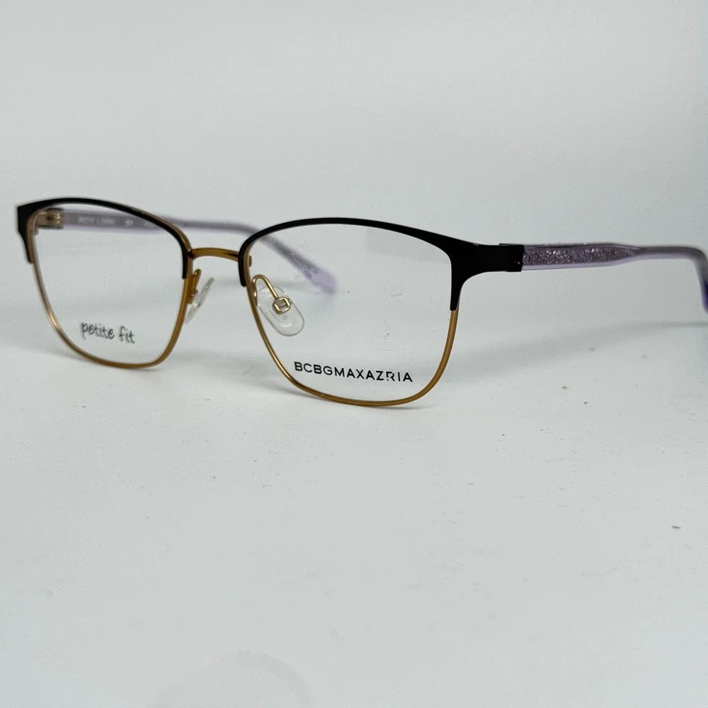 BCBGMAXAZRIA Hilda Petite Fit Eyeglasses‎ Purple Metal  Frames 50 16 130mm 21216